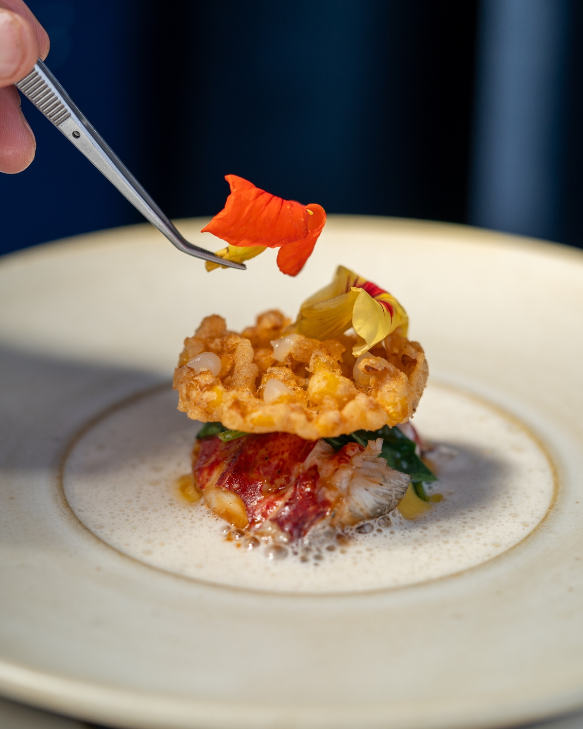 Création gastronomique du chef à La Scène Thélème